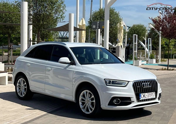 Audi Q3 cena 68900 przebieg: 218000, rok produkcji 2014 z Gorzów Wielkopolski małe 781